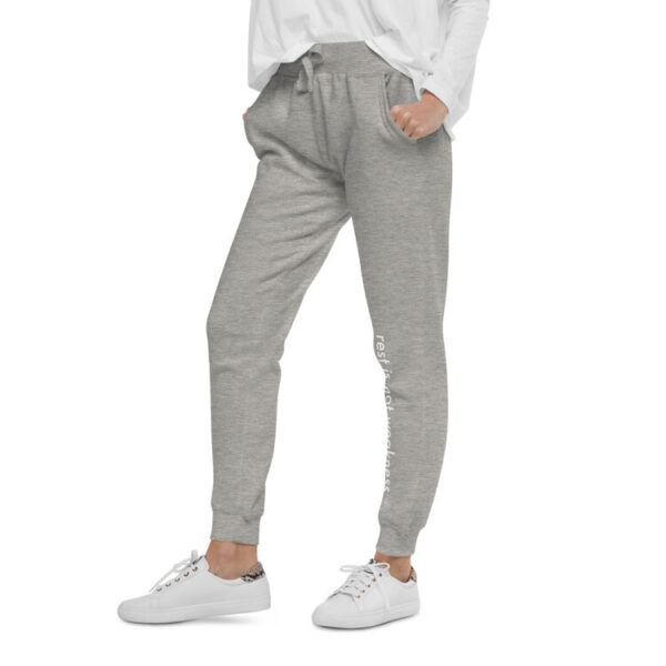 "Rest is Not Weakness" Fleece Sweatpants - Image 6