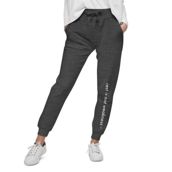 "Rest is Not Weakness" Fleece Sweatpants