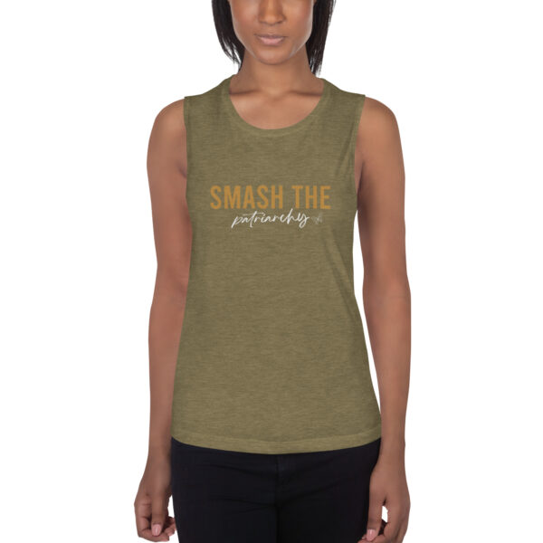 Smash the Patriarchy Muscle Tank - Image 4