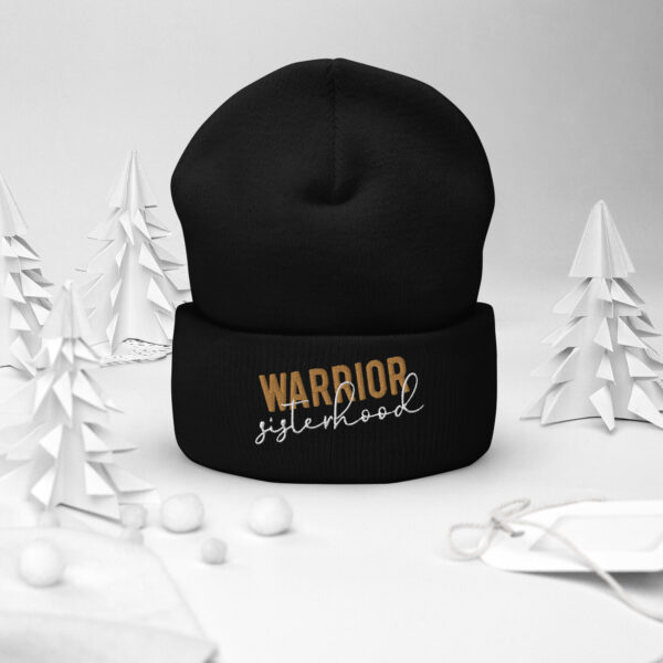 Warrior Sisterhood Cuffed Beanie - Image 3