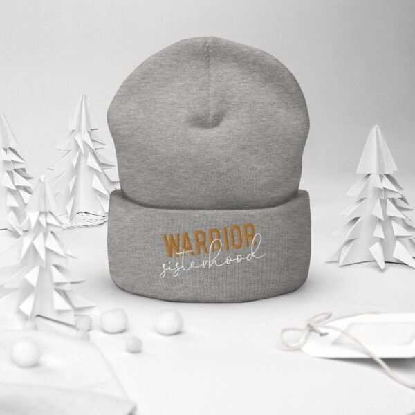 Warrior Sisterhood Cuffed Beanie - Image 6